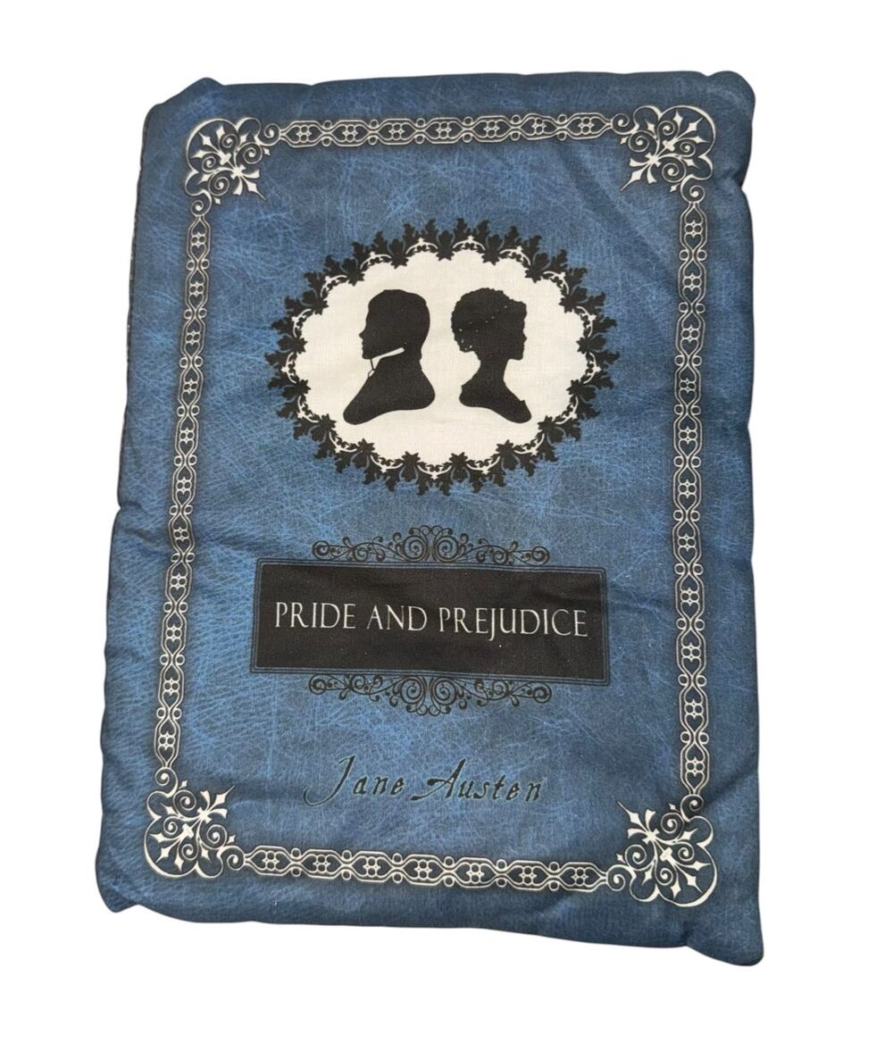 Pride and Predjudice Pillow Book 9x11 Jane Austen Academia Library Classic